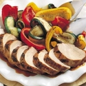 Thai Pork Tenderloin with Grilled Vegetables